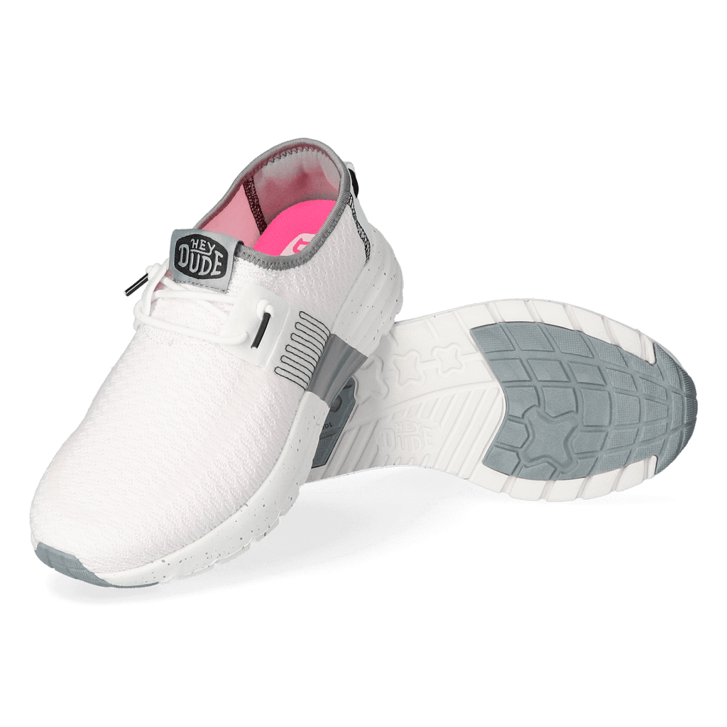 Sirocco Sport Stripe Dames Sneakers White
