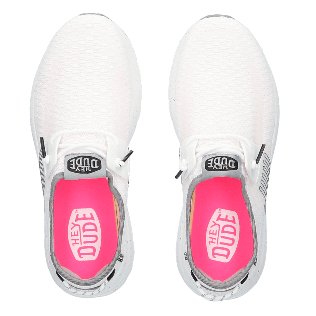 Sirocco Sport Stripe Dames Sneakers White