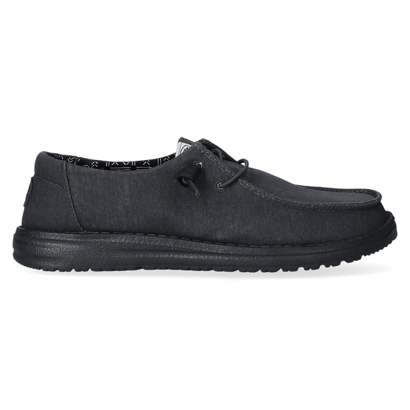 Wendy Canvas Dames Instappers Black/Black