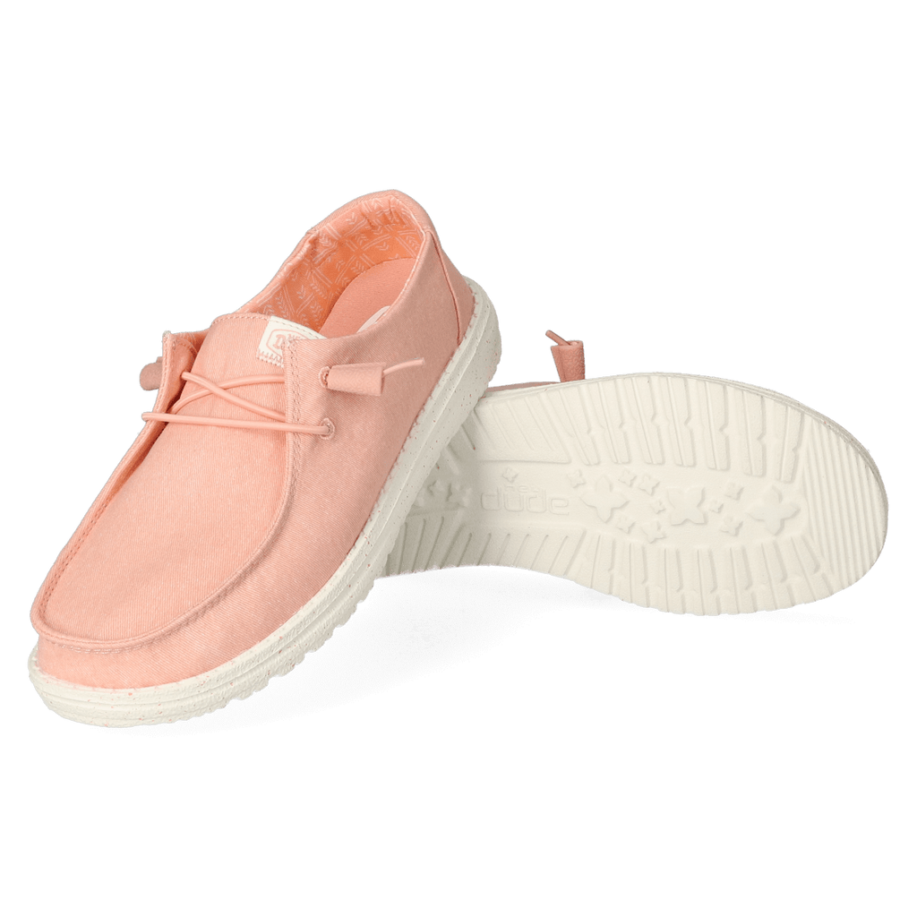 Wendy Canvas Dames Instappers Pink