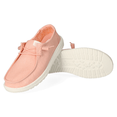 Wendy Canvas Dames Instappers Pink