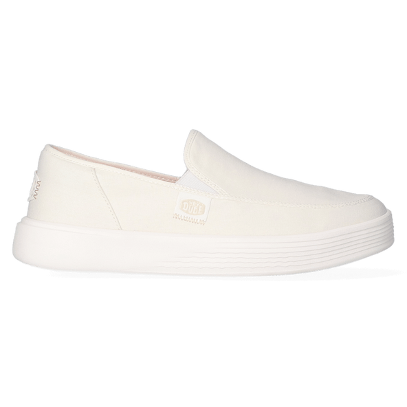 Sunapee Canvas Heren Instappers White/White