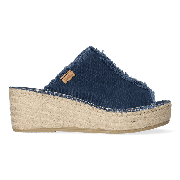Itaca Katoen Dames Espadrilles Mari