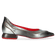Basil Dames Flats Mini Viper Silver/Black