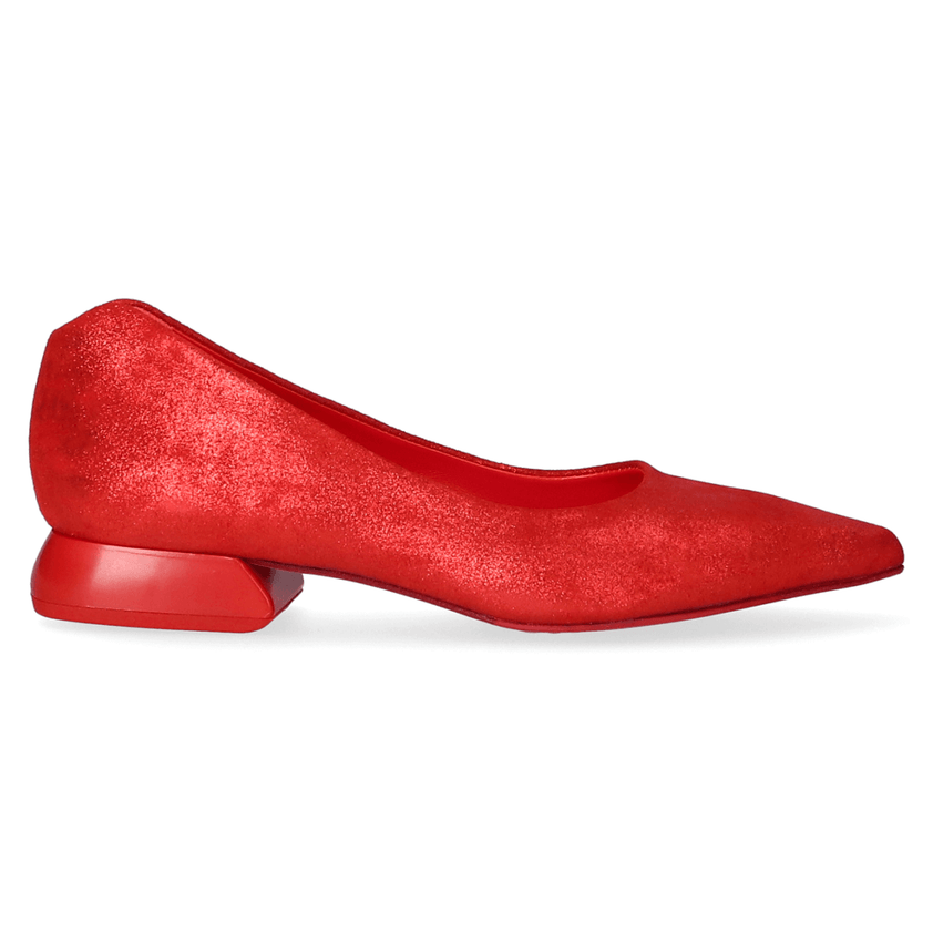 Labio Dames Flats Vilian Red