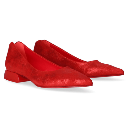 Labio Dames Flats Vilian Red