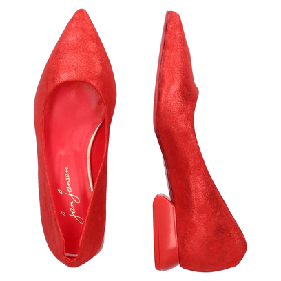 Labio Dames Flats Vilian Red