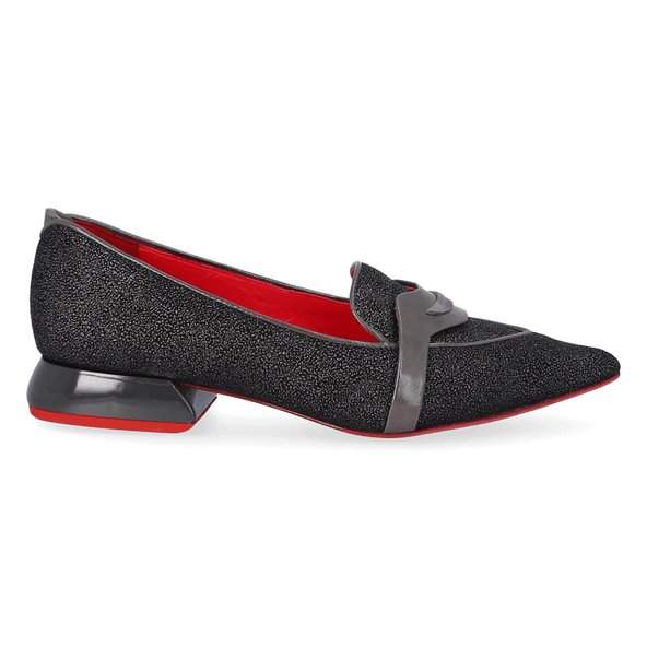 Bello Dames Flats Skala Smoke