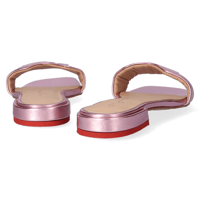 Cupido Dames Slippers Metallic Rose