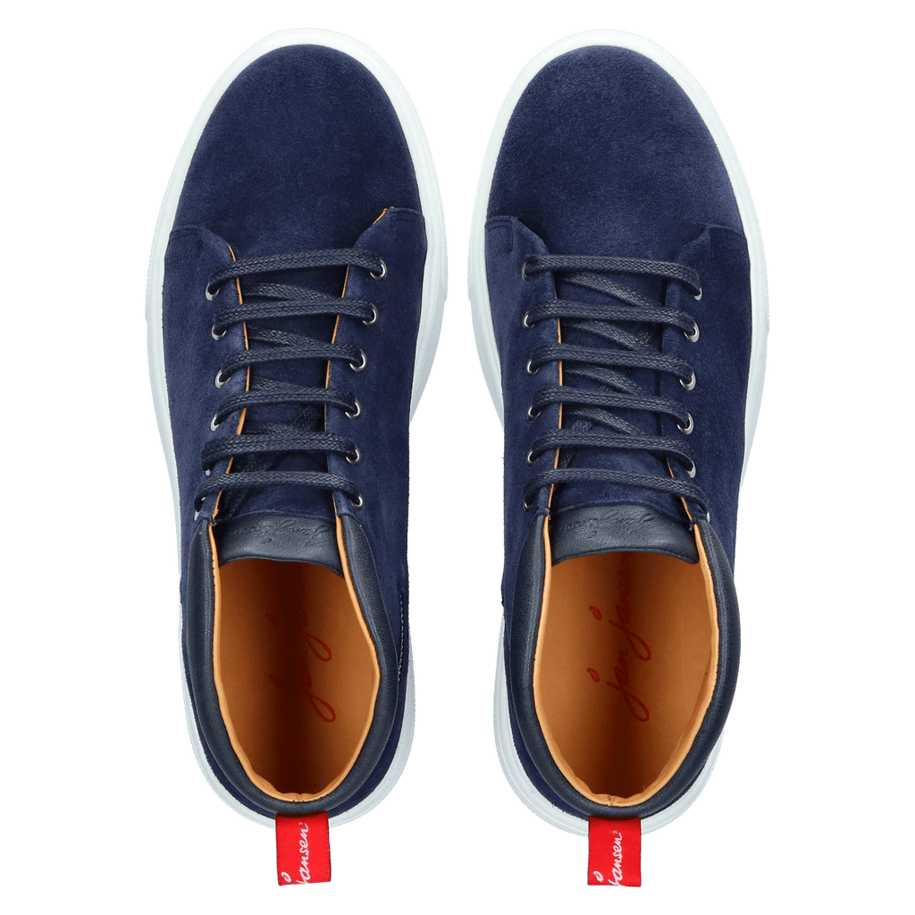 Eastwood Heren Sneakers Camoscio Blue
