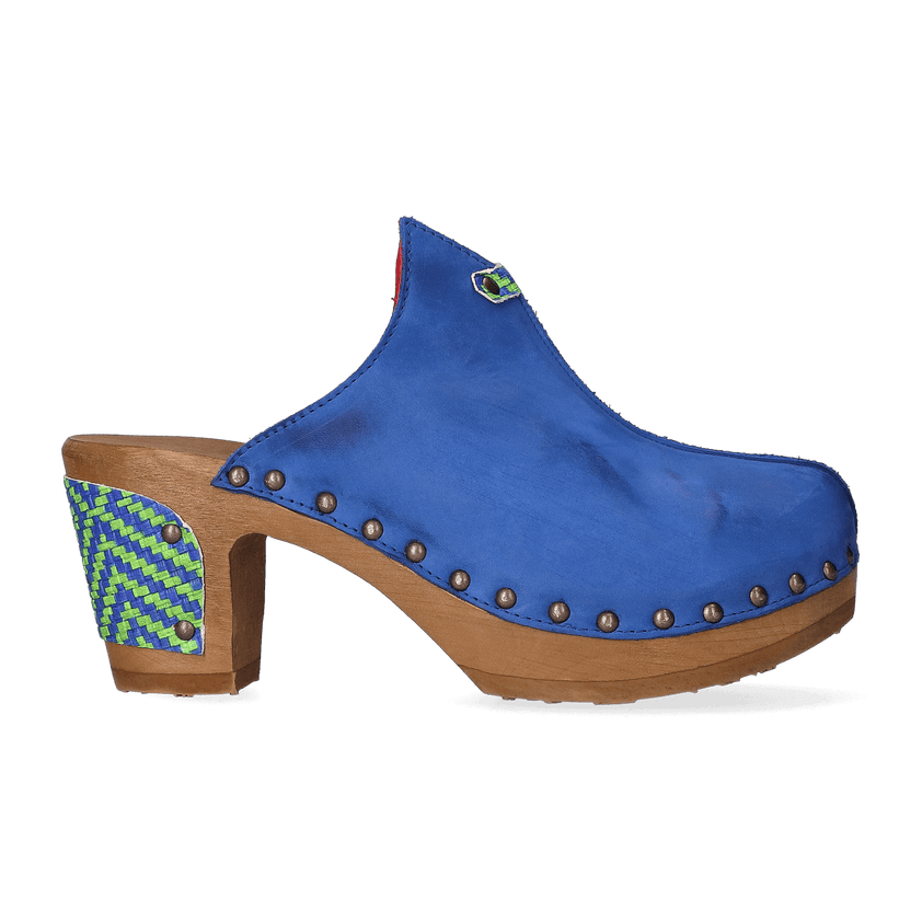 Woodpecker Dames Clogs Blue Venere