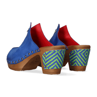 Woodpecker Dames Clogs Blue Venere