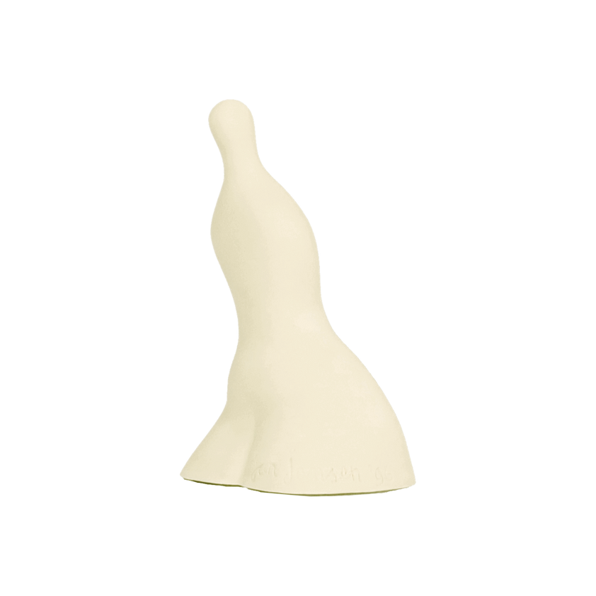 Vrouw In Balans Beeldje Off-White