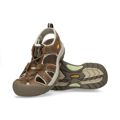 Venice Dames Wandelsandalen Black Olive/Surf Spray