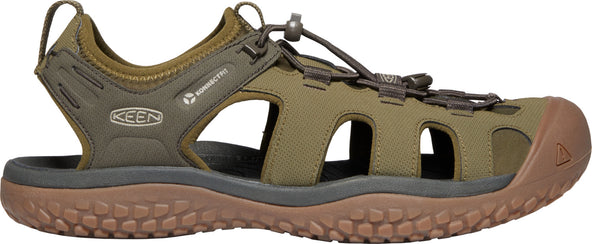 SOLR Heren Outdoor Sandalen Dark Olive/Taupe