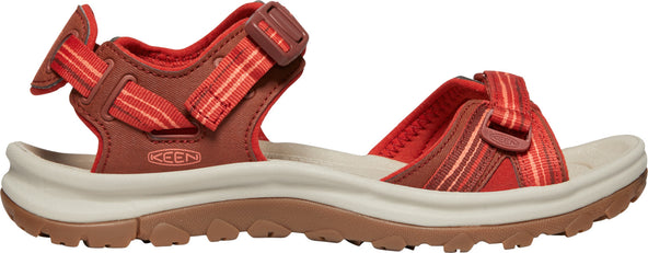 Terradora II Open Toe Dames Wandelsandalen Dark Red/Coral