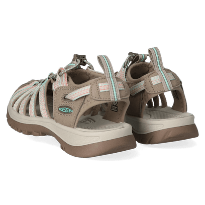 Whisper Dames Wandelsandalen Taupe/Coral