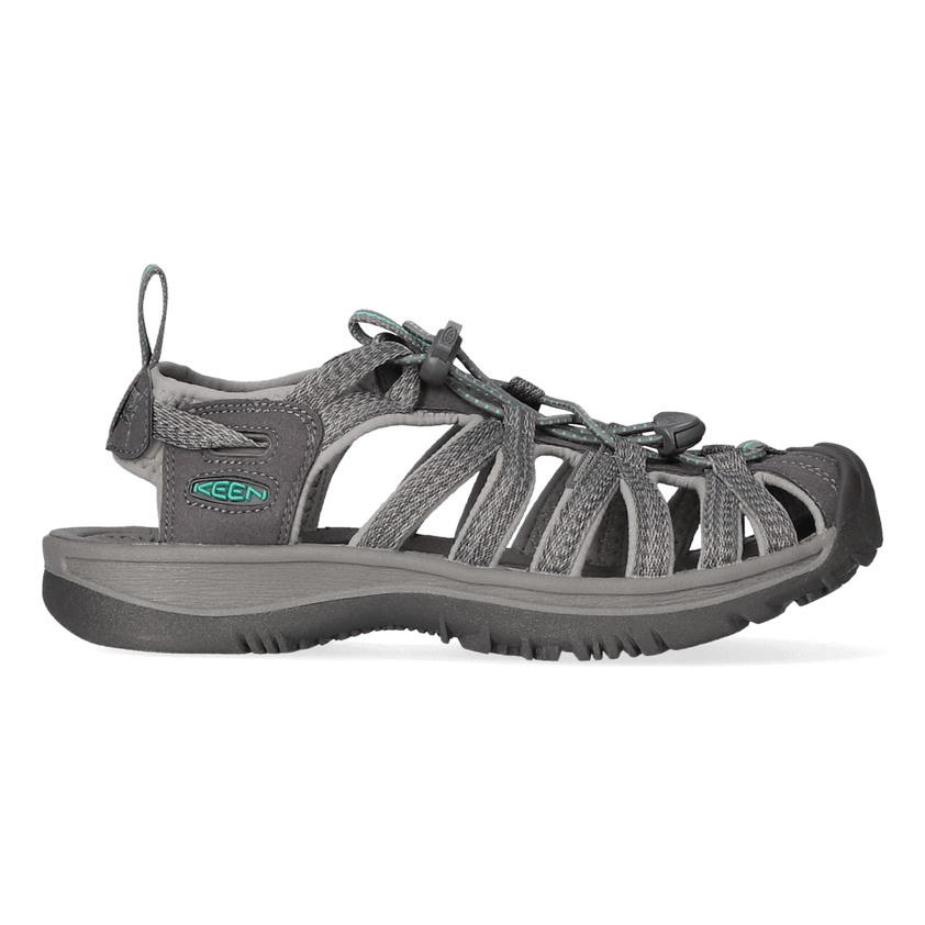 Whisper Dames Wandelsandalen Medium Grey/Peacock Green