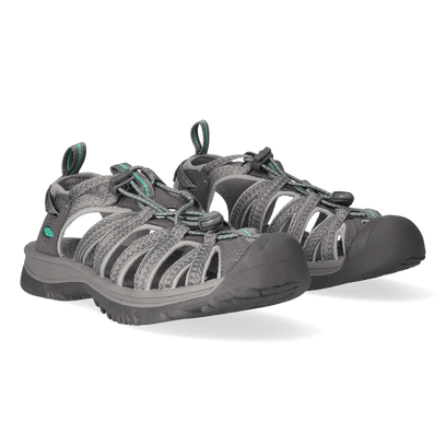 Whisper Dames Wandelsandalen Medium Grey/Peacock Green