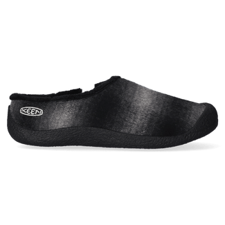 Howser Slide Dames Slip-On Black Plaid/Dark Grey