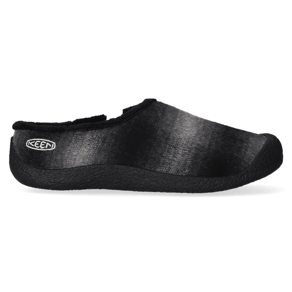 Howser Slide Dames Slip-On Black Plaid/Dark Grey