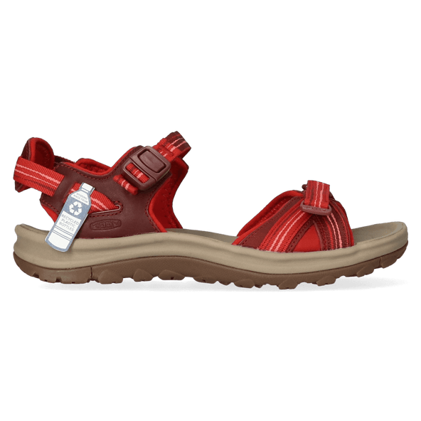 Terradora II Dames Wandelsandalen Dark Red/Coral