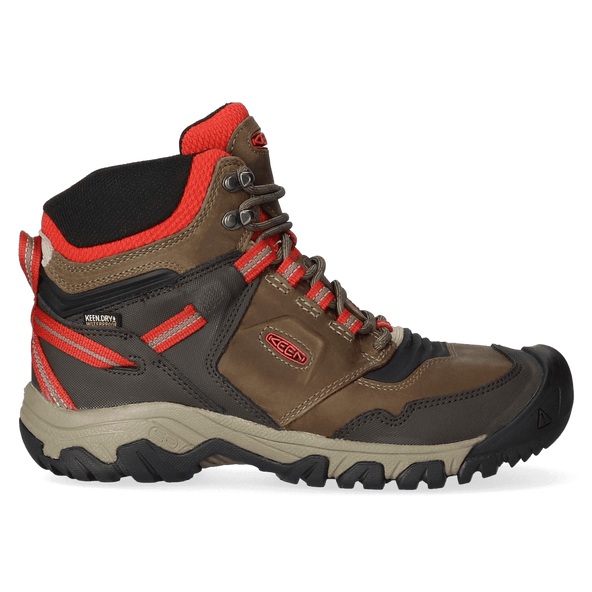 Ridge Flex Mid Heren Wandelschoenen Dark Olive/Ketchup