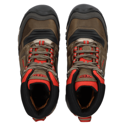 Ridge Flex Mid Heren Wandelschoenen Dark Olive/Ketchup