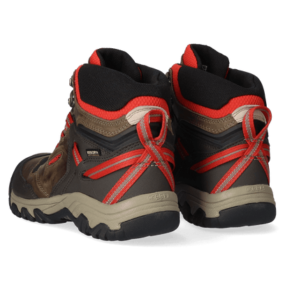 Ridge Flex Mid Heren Wandelschoenen Dark Olive/Ketchup