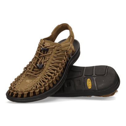 Uneek Heren Sandalen Dark Olive/Brown Sugar