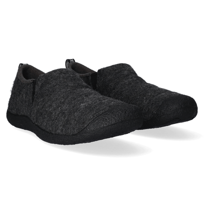 Howser II Heren Instappers Charcoal Grey Felt/Black