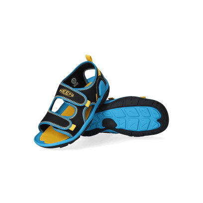 Knotch Creek Older Kids' Sandalen Black/Vivid Blue