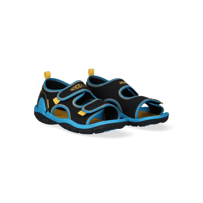 Knotch Creek Older Kids' Sandalen Black/Vivid Blue