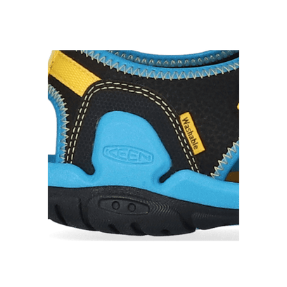 Knotch Creek Older Kids' Sandalen Black/Vivid Blue