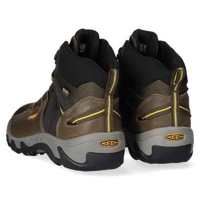 Steens Dames Bergschoenen Black Olive/KEEN Yellow