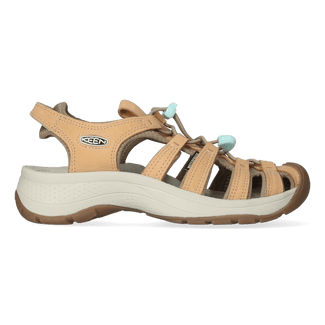 Astoria West Leather Dames Wandelsandalen Doe/Blue Glass