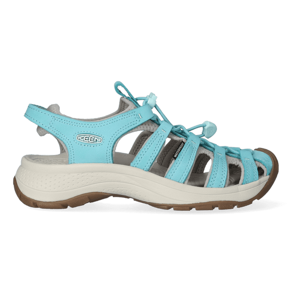 Astoria West Leather Dames Wandelsandalen Porcelain/Blue Glass