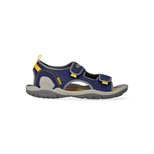 Knotch Creek Older Kids' Open-Toe Sandalen Blue Depths/Keen Yellow