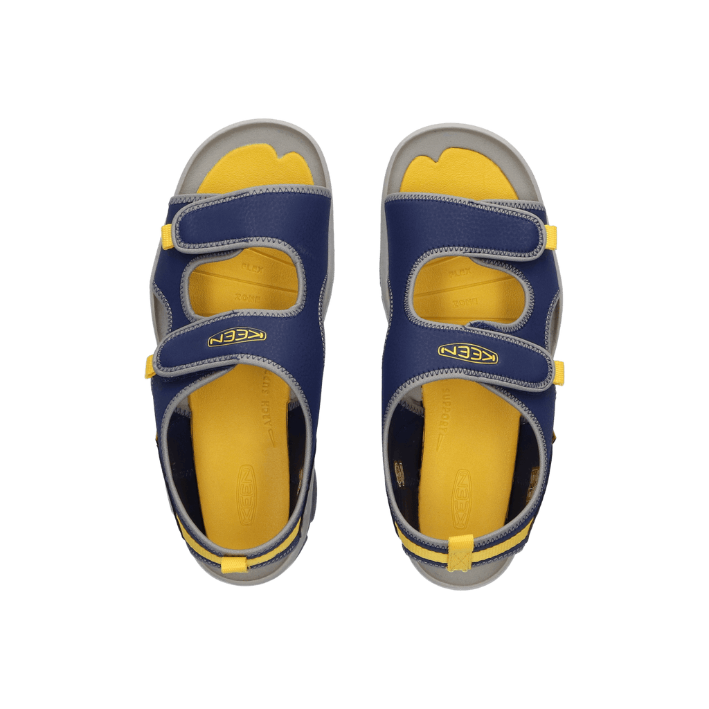 Knotch Creek Older Kids' Open-Toe Sandalen Blue Depths/Keen Yellow