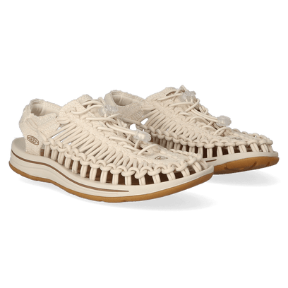 Uneek Dames Sandalen Natural Canvas/Birch