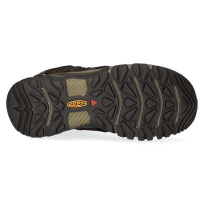 Ridge Flex Mid Heren Wandelschoenen Coffee Bean/Keen Yellow