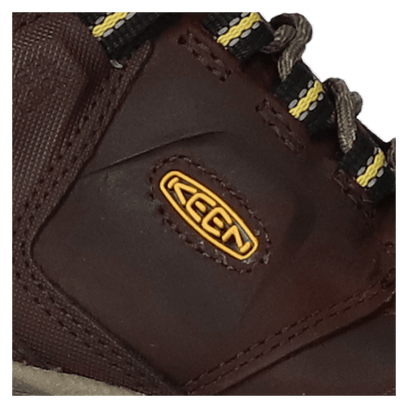 Ridge Flex Mid Heren Wandelschoenen Coffee Bean/Keen Yellow