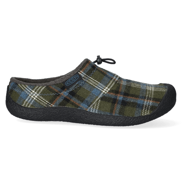 Howser III Slide Heren Slip-On Green Plaid/Black