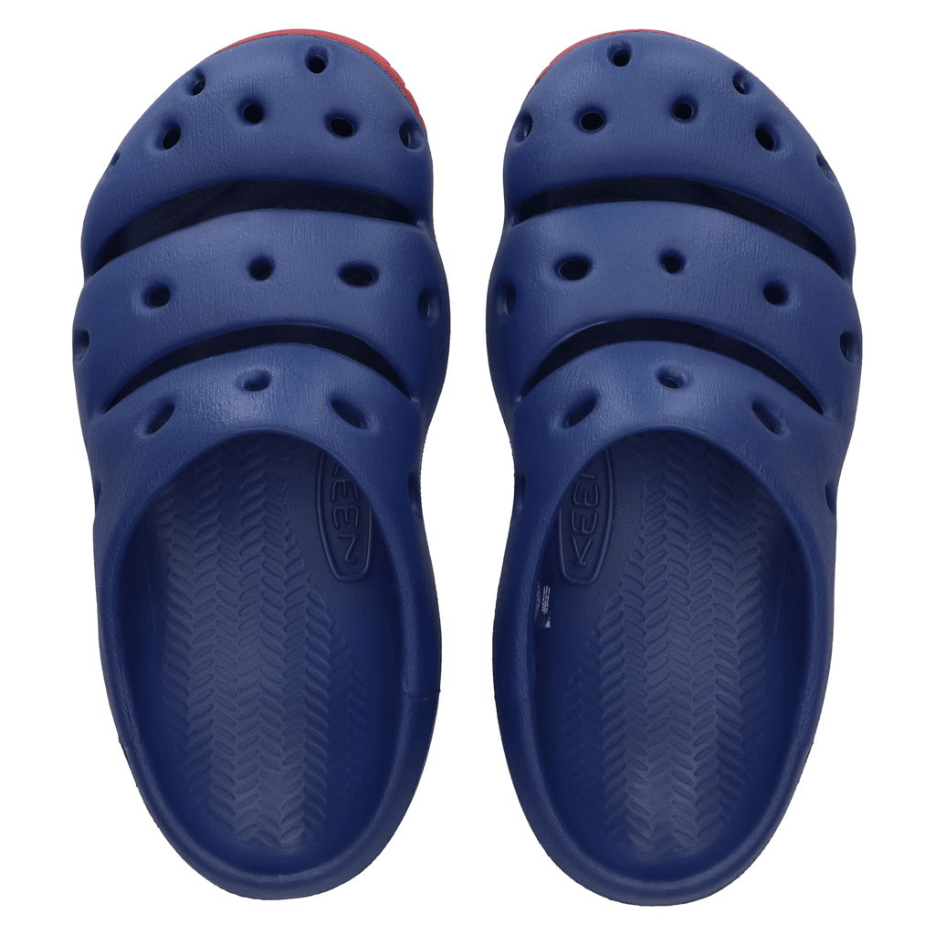 Yogui Dames Slippers Blue Depths/Red Carpet