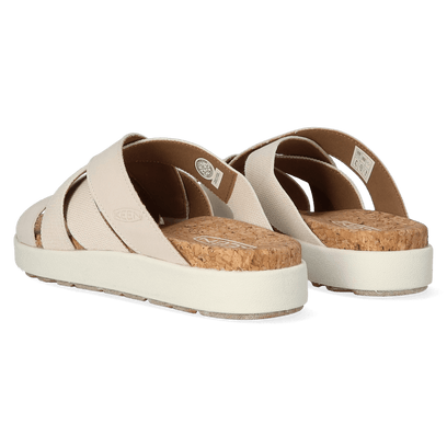 Elle Mixed Slide Dames Slippers Birch/Star White