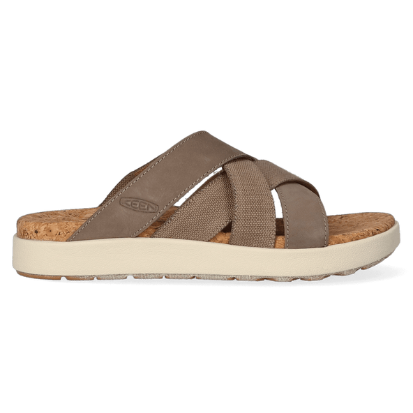 Elle Mixed Slide Dames Slippers Brindle/Birch