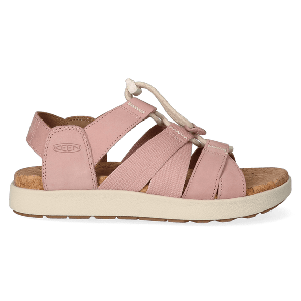 Elle Mixed Strap Dames Sandalen Fawn/Birch