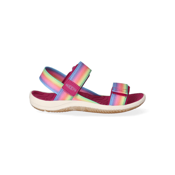 Elle Backstrap Younger Kids Sandalen Rainbow/Festival fuchsia