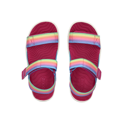 Elle Backstrap Younger Kids Sandalen Rainbow/Festival fuchsia