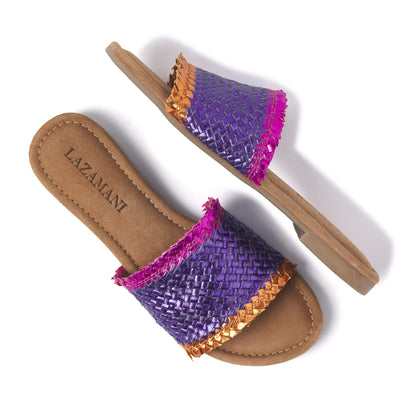 Dames Slippers 33.486 Purple